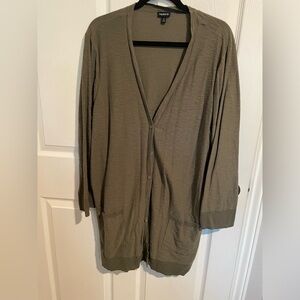 Torrid 5X Sage Cardigan